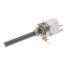 100 pcs - TE Connectivity 1MΩ Rotary Potentiometer 1-Gang Panel Mount, 1624204-2