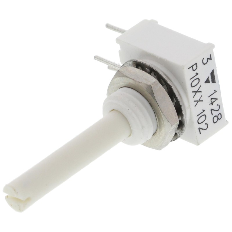 100 pcs - Vishay 1kΩ Rotary Potentiometer 1-Gang Panel Mount, P10XXAI102KB30