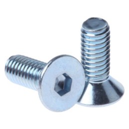 1 Bag of 5 - RS PRO Plain Steel Hex Socket Cap Screw, DIN 7991, M20 x 70mm