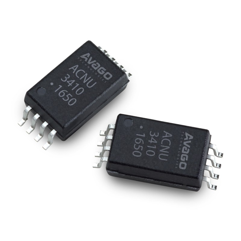 50 pcs - Broadcom, ACNU-3410-500E IGBT Gate Drive Output Optocoupler, Surface Mount, 8-Pin DIP