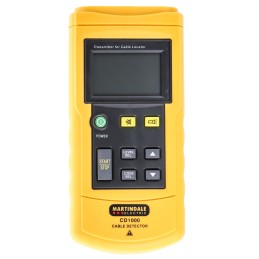 1 pcs - Martindale CMD1000 Cable Tracer, Cable Detection Depth 0.4 (U AC) m, 0.5 (Dual Pole) m, 2 (Single Pole) m, 2.5 (Single