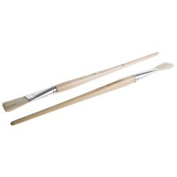 5 pcs - Cottam Thin 22mm Synthetic Paint Brush Set with Flat Bristles