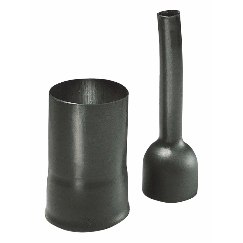 1 pcs - HellermannTyton Cable Boot Black, Polyolefin, 22.3mm