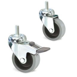 1 pcs - Guitel Hervieu Swivel Castor Wheel, 50kg Capacity, 80mm Wheel
