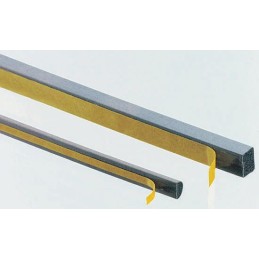 5 pcs - FOF-1006-AC, Shielding Strip of Ni/Cu Layered Metallized Fiber/Polyether Urethane Foam With Self-Adhesive 1m x 4.8mm x