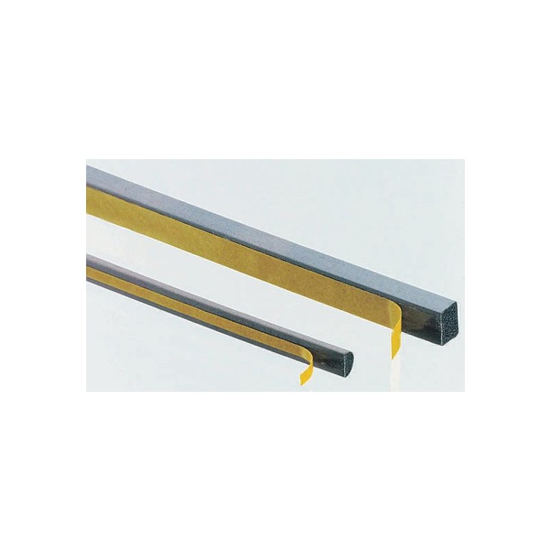 5 pcs - FOF-1006-AC, Shielding Strip of Ni/Cu Layered Metallized Fiber/Polyether Urethane Foam With Self-Adhesive 1m x 4.8mm x