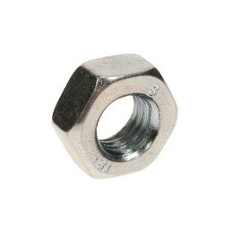1 Bag of 5 - RS PRO, Bright Zinc Plated Steel Locking Nut, DIN 934, M30