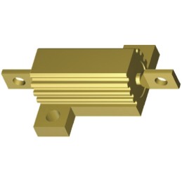 100 pcs - TE Connectivity, 100Ω 25W Wire Wound Chassis Mount Resistor HSA25100RJ ±5%