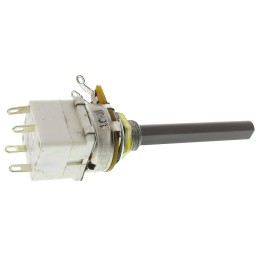 100 pcs - TE Connectivity 10kΩ Rotary Potentiometer 1-Gang Panel Mount, 1624213-2