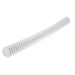 1 pcs - HellermannTyton White Slotted Flexible Panel Trunking - Flexible Slot, W45 mm x D48mm, L0.5m, Plastic