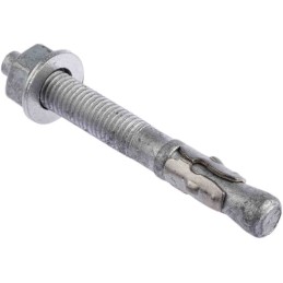 1 Bag of 5 - RS PRO Carbon Steel Anchor Bolt M12 x 100mm, 12mm Fixing Hole