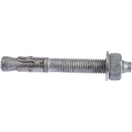 1 Bag of 5 - RS PRO Carbon Steel Anchor Bolt M12 x 100mm, 12mm Fixing Hole