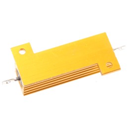 100 pcs - TE Connectivity, 2Ω 50W Wire Wound Chassis Mount Resistor HSA502R0J ±5%