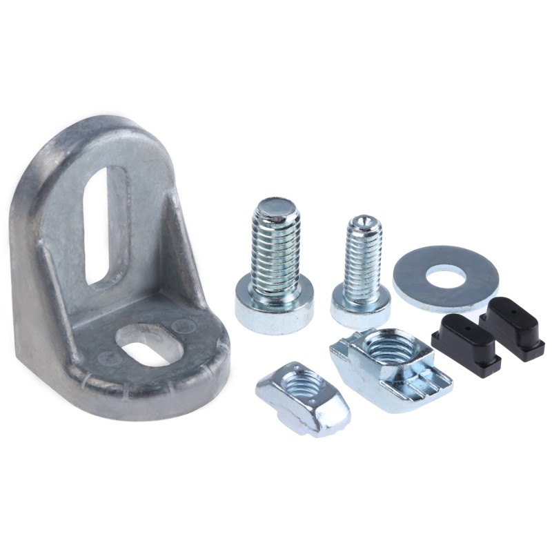 1 pcs - Bosch Rexroth Type R Bracket Connecting Component, Strut Profile 30 mm, 40 mm, 45 mm, 50 mm, 60 mm, Groove Size 8mm