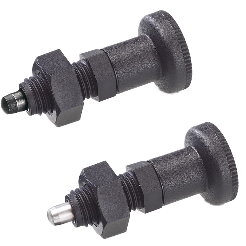 1 pcs - Elesa M12 Index Plunger, 54mm Long