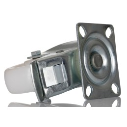 1 pcs - RS PRO Braked Swivel Castor Wheel, 70kg Capacity, 75mm Wheel