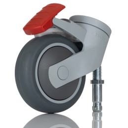 1 pcs - Tente Swivel Castor Wheel, 75kg Capacity, 75mm Wheel