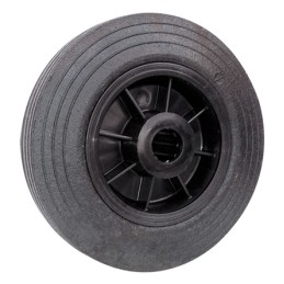 1 pcs - Guitel Hervieu Black Rubber Abrasion Resistant Trolley Wheel, 150kg