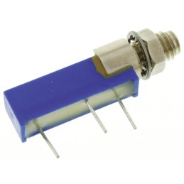 100 pcs - 10kΩ, Panel Mount, Through Hole Trimmer Potentiometer 0.5W Side Adjust Vishay, 43P