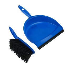 1 Set - RS PRO Blue Dustpan & Brush for Dust with brush included