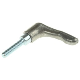 1 pcs - Rose+Krieger Zinc Galvanised Steel Clamp Lever, M6x 25mm, RK