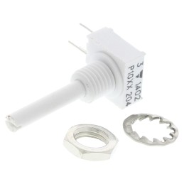 100 pcs - Vishay 200kΩ Rotary Potentiometer 1-Gang Panel Mount, P10XXAI204KB30