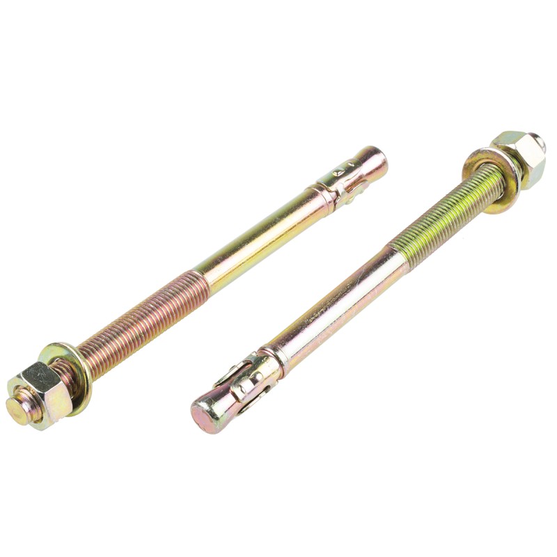 1 Bag of 5 - RS PRO Carbon Steel Anchor Bolt M16 x 220mm, 16mm Fixing Hole