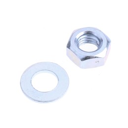 1 Bag of 5 - M10 45mm Bright Zinc Plated Steel Round U-Bolt
