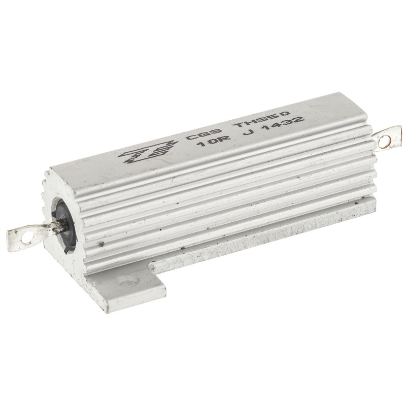 100 pcs - TE Connectivity, 10Ω 50W Wire Wound Chassis Mount Resistor THS5010RJ ±5%