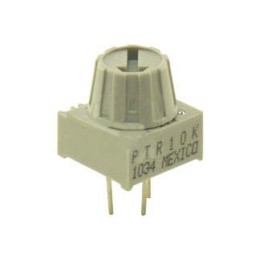 100 pcs - 10kΩ, Through Hole Trimmer Potentiometer 0.5W Top Adjust TT Electronics/BI, 72
