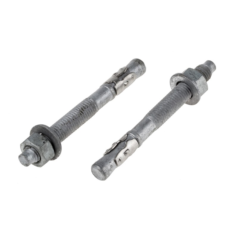 1 Bag of 5 - RS PRO Carbon Steel Anchor Bolt M12 x 115mm, 12mm Fixing Hole