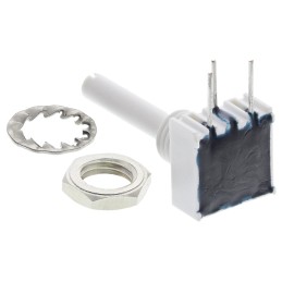 100 pcs - Vishay 500Ω Rotary Potentiometer 1-Gang Panel Mount, P10XXAI501KB30