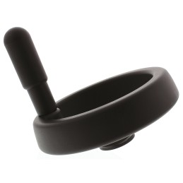 1 pcs - Elesa Black Technopolymer Hand Wheel, 99mm diameter