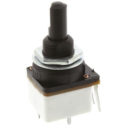 100 pcs - TE Connectivity 10kΩ Rotary Potentiometer 1-Gang Panel Mount, 17PCSA103MC19P