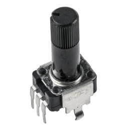 1000 pcs - Alps Alpine 10kΩ Rotary Carbon Film Potentiometer, Panel Mount (Through Hole), RK09K1130A0H