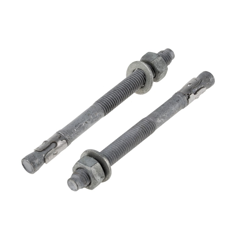1 Bag of 5 - RS PRO Carbon Steel Anchor Bolt M12 x 145mm, 12mm Fixing Hole