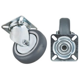 1 pcs - Tente Swivel Castor Wheel, 70kg Capacity, 100mm Wheel