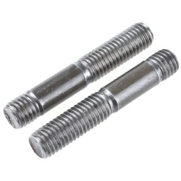 1 Bag of 5 - RS PRO Plain Steel Threaded Rod, M10, 50mm
