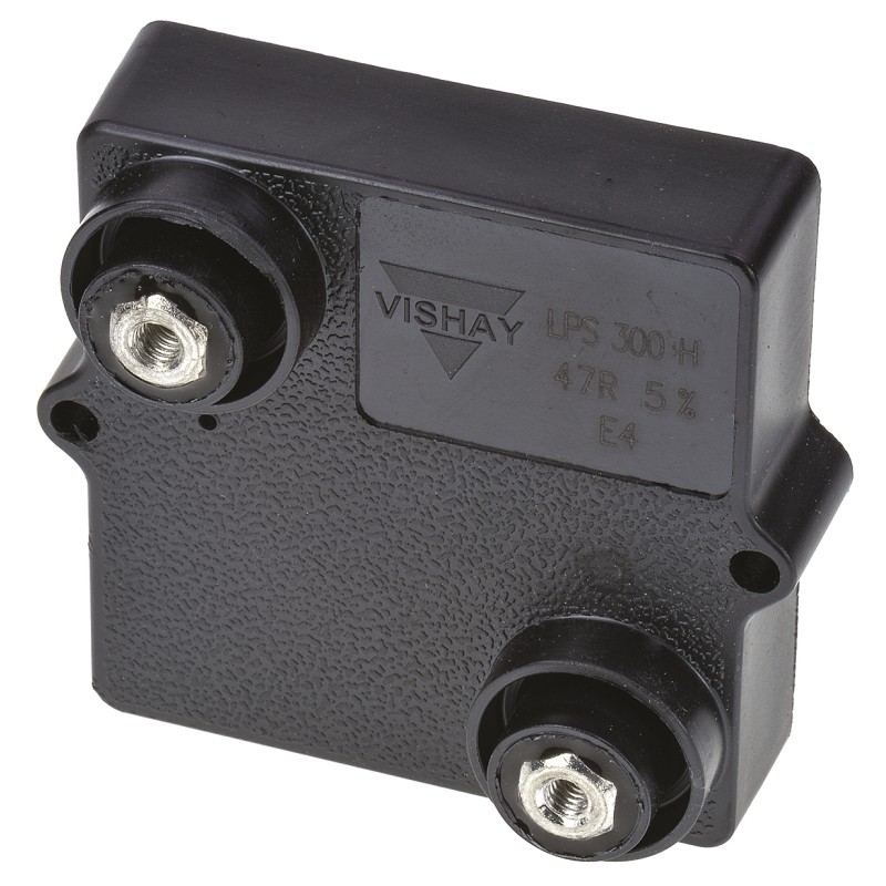 15 pcs - Vishay, 47Ω 300W Thick Film Chassis Mount Resistor LPS0300H47R0JB ±5%