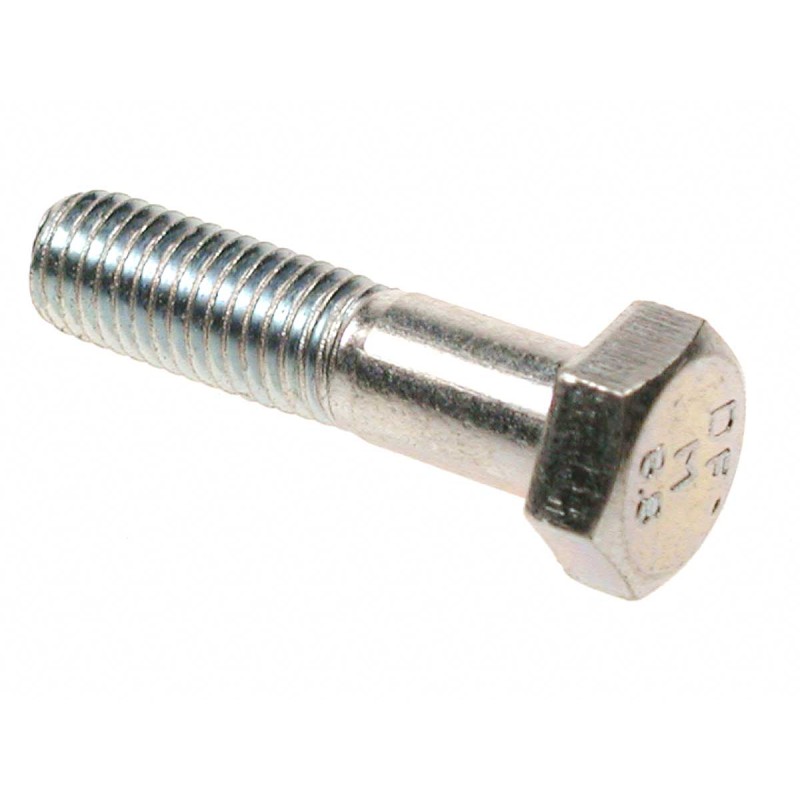 1 Bag of 5 - Bright Zinc Plated Steel Hex, Hex Bolt, M24 x 100mm