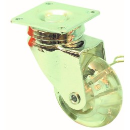 1 pcs - Guitel Hervieu Swivel Castor Wheel, 40kg Capacity, 50mm Wheel