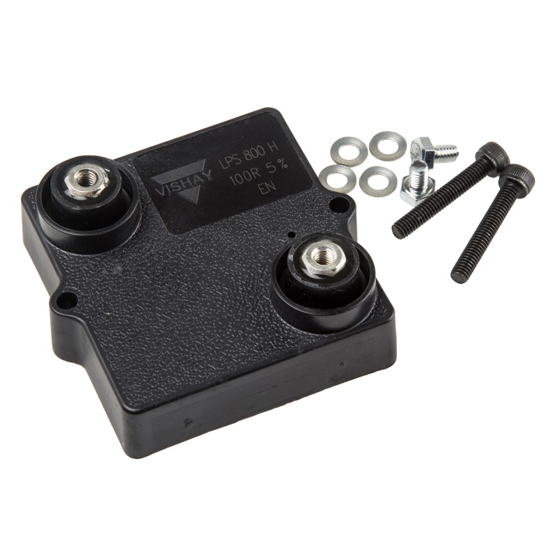 15 pcs - Vishay, 100Ω 800W Thick Film Chassis Mount Resistor LPS0800H1000JB ±5%