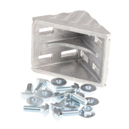 1 pcs - Bosch Rexroth M8 Angle Bracket Connecting Component, Strut Profile 80 mm, Groove Size 10mm