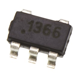 2 pcs - DiodesZetex ZXLD1366ET5TA LED Driver IC, 6 - 60 V 1.25A 5-Pin TSOT-25