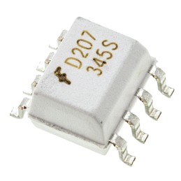 25 pcs - onsemi, MOCD207M DC Input Transistor Output Dual Optocoupler, Surface Mount, 8-Pin SOIC