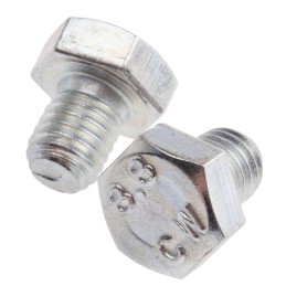 1 Bag of 50 - Zinc Plated Steel Hex, Hex Bolt, M8 x 10mm