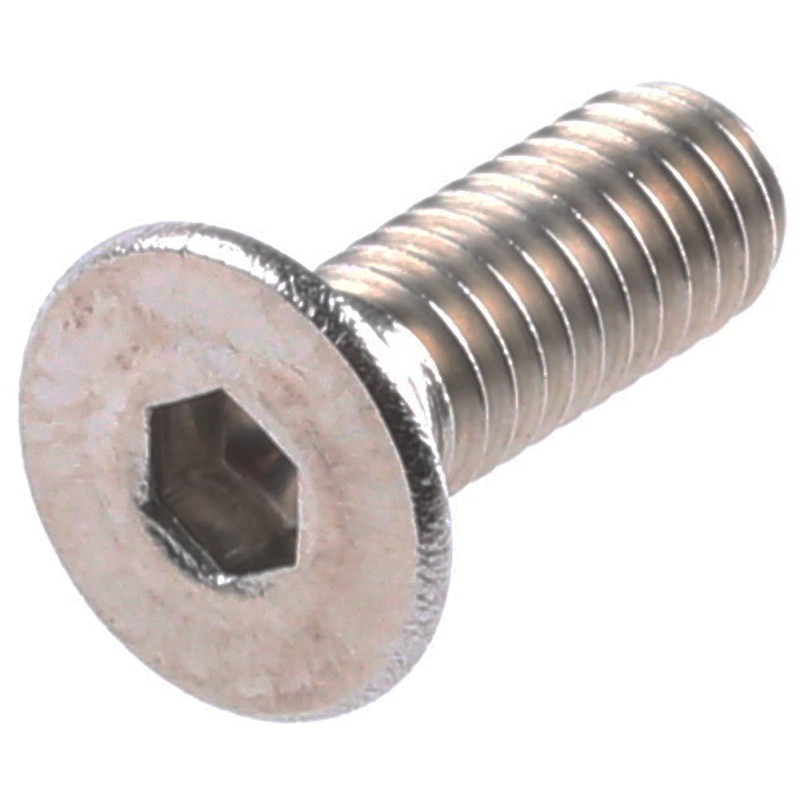 1 Bag of 50 - RS PRO Plain Stainless Steel Hex Socket Countersunk Screw, DIN 7991, M6 x 10mm