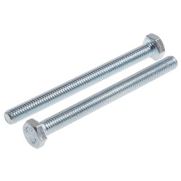 1 Bag of 50 - Zinc Plated Steel Hex, Hex Bolt, M6 x 70mm