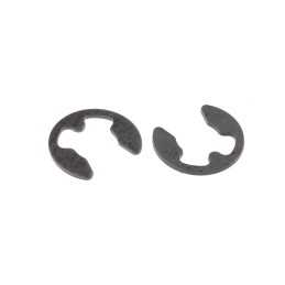 1 Bag of 50 - Steel E Type Circlip, 9mm Shaft Diameter
