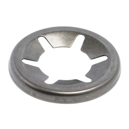 1 Bag of 50 - RS PRO Enamelled Steel Open Push-On Fastener for 9mm Shaft